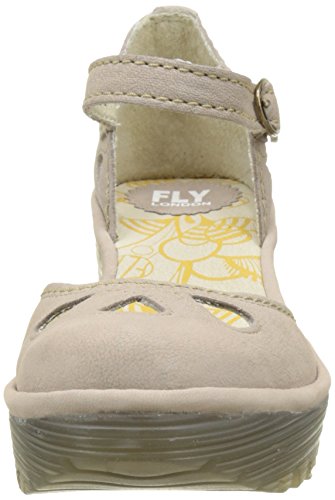 Fly London Yuna, Zapatos de Tacón Mujer, Gris (Concrete 133), 38 EU