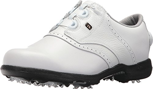 FootJoy DryJoys, Zapatillas de Golf Mujer, Blanco (Blanco 99017m), 41 EU