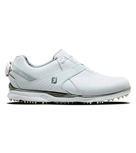 FootJoy Pro SL, Zapatos de Golf Mujer, All White Boa, 40 EU