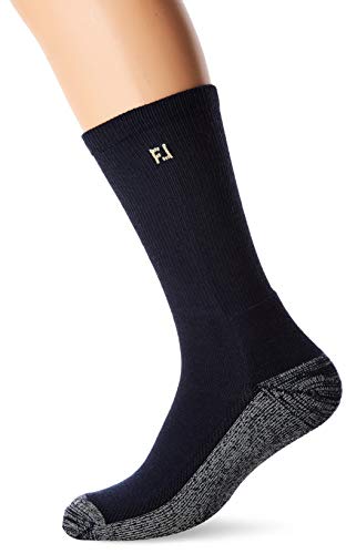 Footjoy ProDry Crew Calcetines, Hombre, Azul(Navy17025), One Size (Tamaño del Fabricante:Unica)