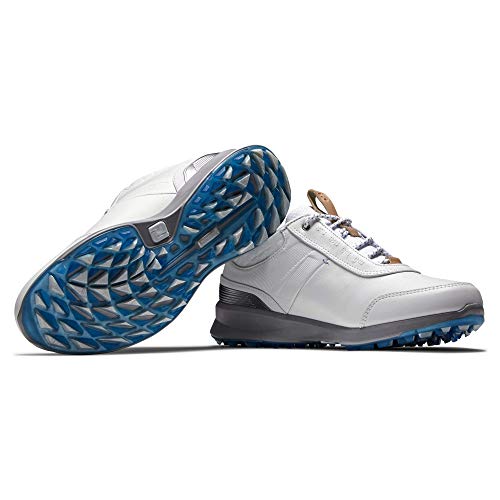 FootJoy Stratos, Zapatos de Golf Mujer, Blanco, 41 EU