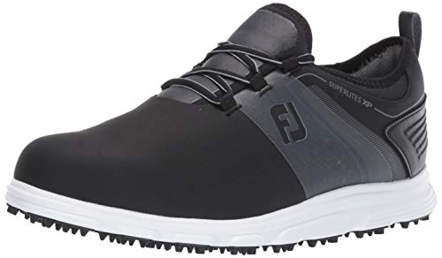 FootJoy Superlited XP, Zapatillas de Golf Hombre, Negro (Negro/Gris 58066m), 42.5 EU