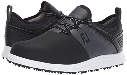 FootJoy Superlited XP, Zapatillas de Golf Hombre, Negro (Negro/Gris 58066m), 42.5 EU