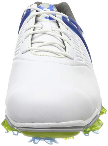 FootJoy Tour S, Zapatillas de Golf para Hombre, Blanco (Blanco/Azul 55301), 42 EU