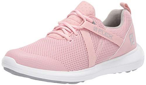 FootJoy Zapatos de golf para mujer Fj Flex temporada previa, rosa (Rosa), 35 EU