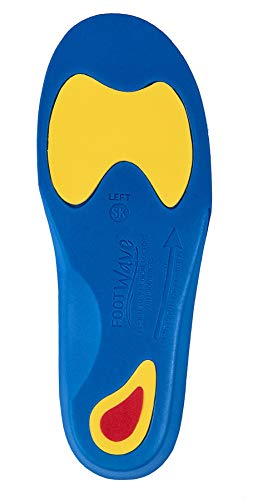 FootWave Kids Supi Plantillas de zapatos para niños | plantillas ortopédicas con soporte para el arco | Corrección de la desalineación del pie y absorción de impactos activa en caso de golpe de talón