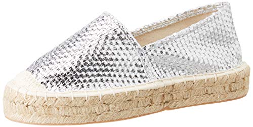 FOR TIME Z603, Zapatillas Mujer, Plata, 39 EU