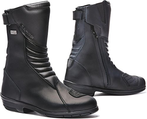 Forma Botas Moto Mujer Rosa Outdry WP homologuee CE Negro T37