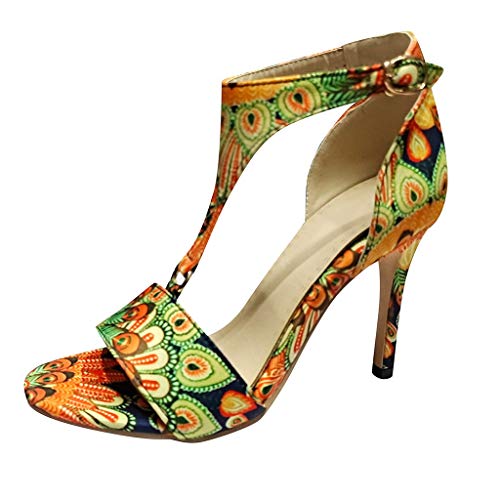 Fossen Sandalias Mujer Verano Elegante - Zapatos Chanclas Mujeres Señoras Moda para Playa Banquete Fiesta Ocio