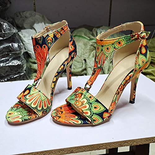Fossen Sandalias Mujer Verano Elegante - Zapatos Chanclas Mujeres Señoras Moda para Playa Banquete Fiesta Ocio