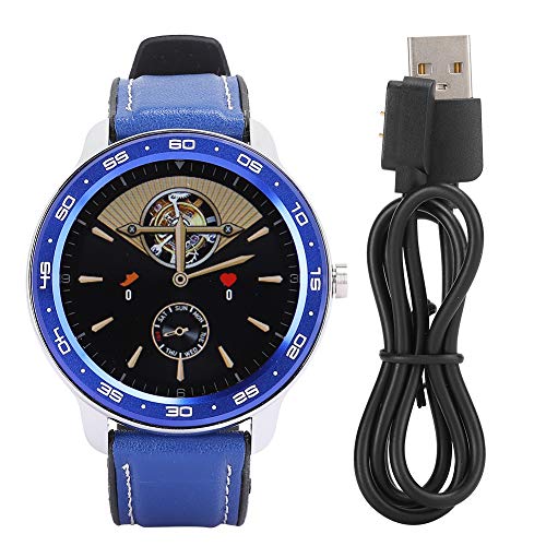 FOTABPYTI 【???????ó? ?? ?????? ?????】 Reloj Inteligente Deportivo, Reloj Deportivo con Pantalla táctil, Parejas para Mujeres y Hombres, niños, Adolescentes(Blue)