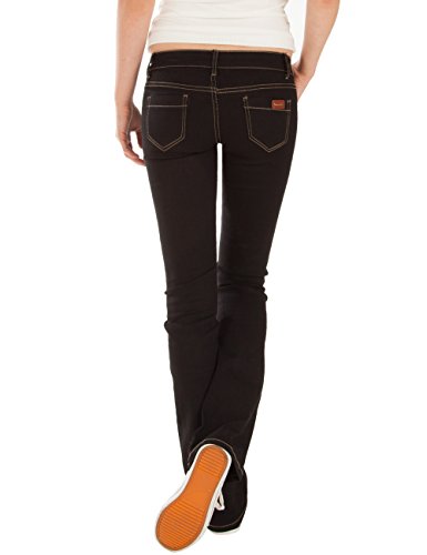 Fraternel Pantalones Vaqueros Mujer Corte Bota Boot-Cut Negro S