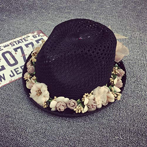 Frcolor Vendas de la corona de la flor, guirnalda floral Vendas de la guirnalda del pelo de la guirnalda para los apoyos de la fotografía de la fiesta del festival de la boda, 2pcs