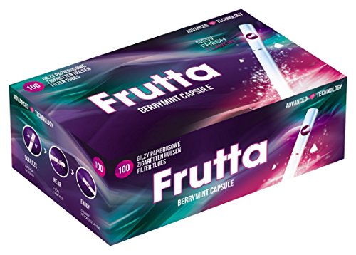 FRUTTA Click Casquillos Berry Mint con cápsula aroma, 1 caja (100 cascos)