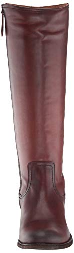 FRYE Melissa Inside Zip Tall, Botas de caña Alta Mujer, Caoba, 38 EU
