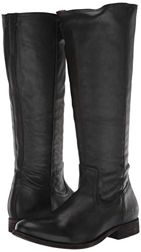 FRYE Melissa Inside Zip Tall, Botas de caña Alta Mujer, Negro, 39 EU