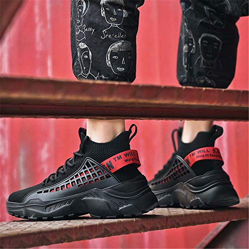 FUSHITON Hombre Zapatillas Casual Calzado Deportivo Moda Sneakers Zapatos Antideslizantes Transpirable Cómodo