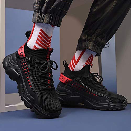 FUSHITON Hombre Zapatillas Casual Calzado Deportivo Moda Sneakers Zapatos Antideslizantes Transpirable Cómodo