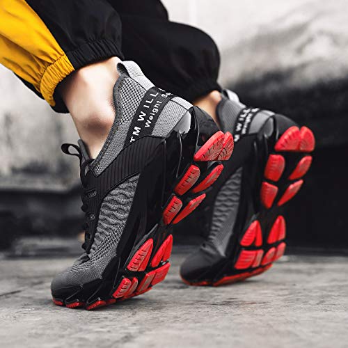 Fushiton Zapatillas de Deporte para Hombre - Zapatillas de Running Hombre Mujer Zapatillas de Tenis Zapatillas de Deporte para Caminar Transpirable Athletic Sport