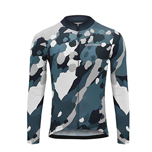 Future Sports UGLYFROG Bike Wear Maillot Bicicleta Hombre Manga Larga MTB,Maillot Ciclismo Hombre Invierno Lana Ropa Actualización de Estilo