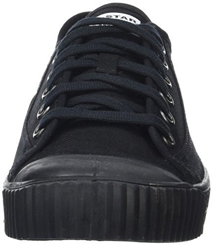 G-STAR RAW Rovulc Denim Low Sneakers, Zapatillas Hombre, Negro (Black (Black 990) 990), 42 EU