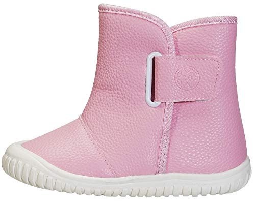 Gaatpot Unisex Bebé Botas de Nieve Zapatos de Invierno Moda Botines Calzado Piel sintética Termica Además Boots Rosa 26EU=25CN