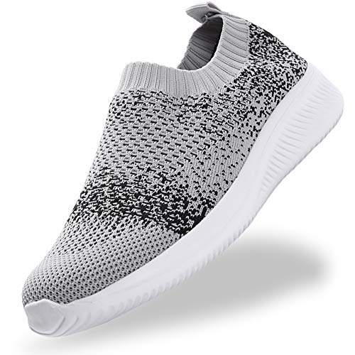 Gaatpot Zapatillas Casual para Mujer Mesh Calzados para Correr en Asfalto Zapatillas de Estar por Casa Calzado Deportivo de Exterior Azul 35.5/36EU