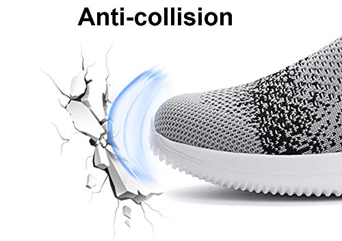 Gaatpot Zapatillas Casual para Mujer Mesh Calzados para Correr en Asfalto Zapatillas de Estar por Casa Calzado Deportivo de Exterior Azul 35.5/36EU