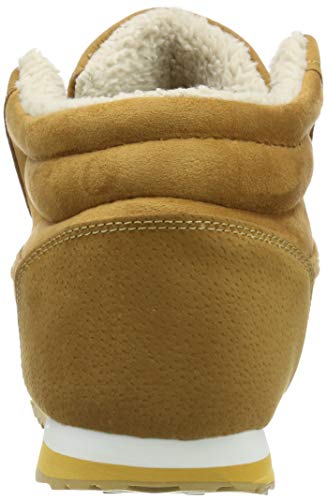 Gaatpot Zapatos Invierno Botas Forradas de Nieve Zapatillas Sneaker Botines Planas para Hombres Mujer Amarillo EU 36 = CN 37