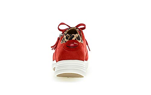 Gabor Mujer Zapatillas, señora mínimo, Calzado bajo,Calzado de Calle,Calzado Deportivo,Suela de Plataforma,Ocio,Flame/Natur,41 EU / 7.5 UK
