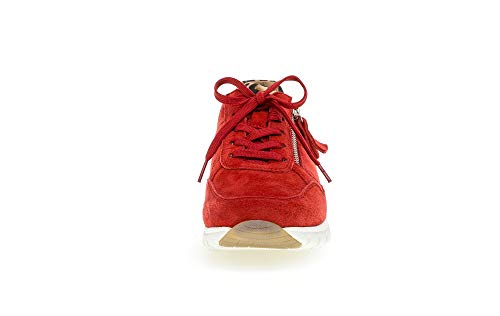 Gabor Mujer Zapatillas, señora mínimo, Calzado bajo,Calzado de Calle,Calzado Deportivo,Suela de Plataforma,Ocio,Flame/Natur,41 EU / 7.5 UK