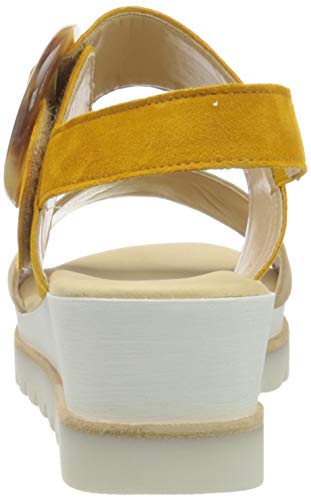 Gabor Shoes Gabor Casual, Sandalia con Pulsera Mujer, Marrón (Caramel/Mango 13), 40 EU