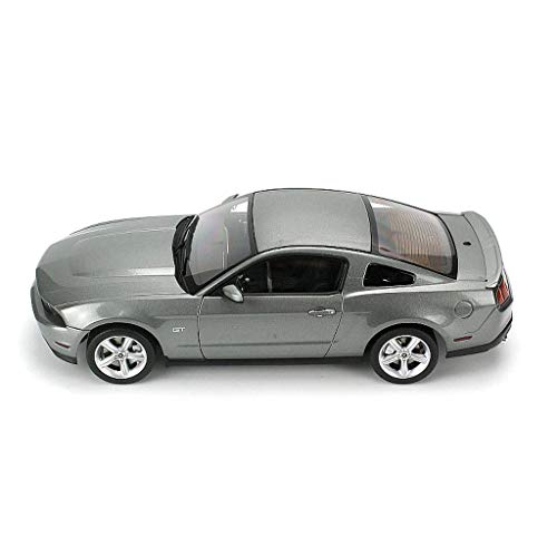 GAOQUN-TOY 1:18 Ford Mustang GT2010 Aleación de simulación Modelo de Coche Abierto Completo Colección Regalo (Color : Gray, Tamaño : 26 * 12 * 9cm)
