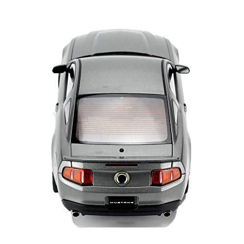 GAOQUN-TOY 1:18 Ford Mustang GT2010 Aleación de simulación Modelo de Coche Abierto Completo Colección Regalo (Color : Gray, Tamaño : 26 * 12 * 9cm)