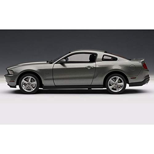 GAOQUN-TOY 1:18 Ford Mustang GT2010 Aleación de simulación Modelo de Coche Abierto Completo Colección Regalo (Color : Gray, Tamaño : 26 * 12 * 9cm)