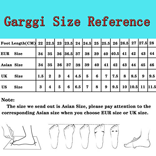 Garggi Tacón De Cuña Plataforma Alpargatas Mujer Correa De Tobillo Closed Toe Pump Hebilla Moda Primavera Verano Casual Heel Zapatos Blanco Talla 37 EU/38 Asiática