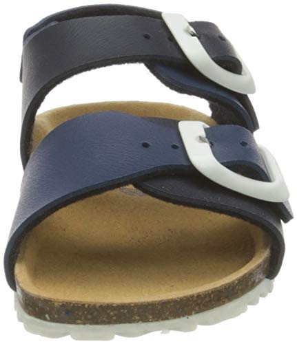 Garvalín 192480, Sandalias con Punta Abierta, Azul (Azul Y Electrico (Mat) Paprika), 32 EU