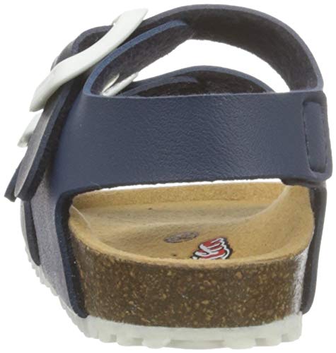 Garvalín 192480, Sandalias con Punta Abierta, Azul (Azul Y Electrico (Mat) Paprika), 32 EU