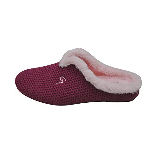 Garzon - Zapatilla CASA para: Mujer 5201 Invierno Slippers Pantuflas Comodo Plantilla Extraible Lana ACRILICA Talla: 41