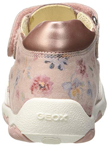 Geox B New Balu' Girl A, Zapatos Primeros Pasos Bebé-Niñas, Rosa (Lt Rose), 22 EU