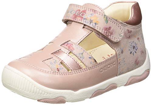 Geox B New Balu' Girl A, Zapatos Primeros Pasos Bebé-Niñas, Rosa (Lt Rose), 22 EU