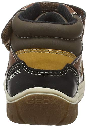 Geox B Omar Boy A, Botas Bebé-Niños, Marrón (Cognac/Dk Yellow C6n2g), 22 EU