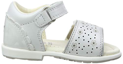 Geox B VERRED B, Sandalias de Punta Descubierta Niñas, Blanco (White C1000), 26 EU