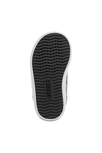 Geox B041NB-054AU-C0070 - Zapatillas para niño de piel gris con cuello alto Size: 23 EU