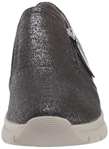 Geox CALLYN 1 Slip ON Fashion Sneaker with Zip, Zapatillas Deportivas. Mujer, Black Oxford, 39 EU