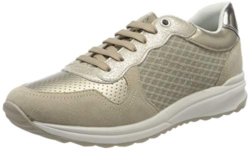 Geox D AIRELL A, Zapatillas Mujer, Beige (Lt Taupe C6738), 39 EU