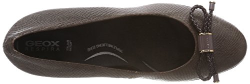 Geox D ANNYA A, Zapatos de Tacón Mujer, (Chestnut C6004), 38.5 EU