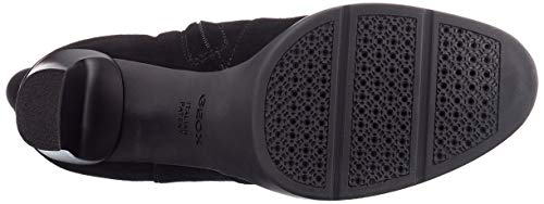 Geox D ANNYA High E, Botas Altas Mujer, Negro (Black C9999), 39 EU