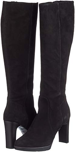 Geox D ANNYA High E, Botas Altas Mujer, Negro (Black C9999), 39 EU