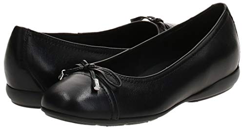 Geox D ANNYTAH D, Bailarinas Mujer, Negro (Black C9997), 41 EU